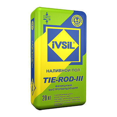 Наливной пол IVSIL TIE-ROD-III 20 кг